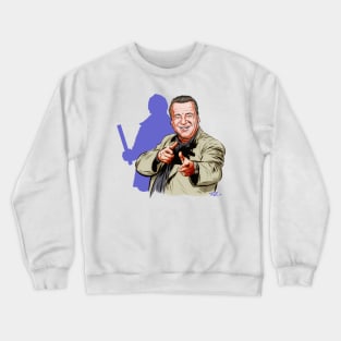 Ray Winstone - An illustration by Paul Cemmick Crewneck Sweatshirt